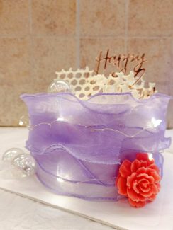 111年母親節~紫色夢幻~伯爵奶茶蛋糕