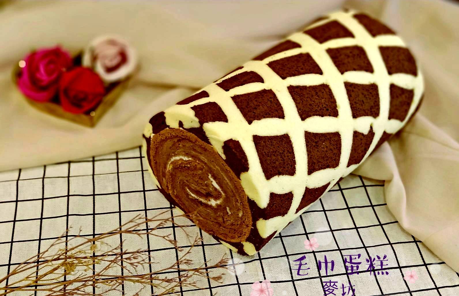 蛋糕 【格格的厨房】 自制网红抹茶毛巾卷🍵#格格 来自一只软萌的格格的晒单 - 亚米网